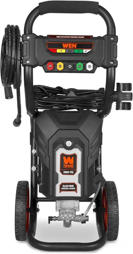 WEN 3000 PSI Brushless Electric Pressure Washer, 2.0 GPM with Onboard Detergent Tank (PW3000E)