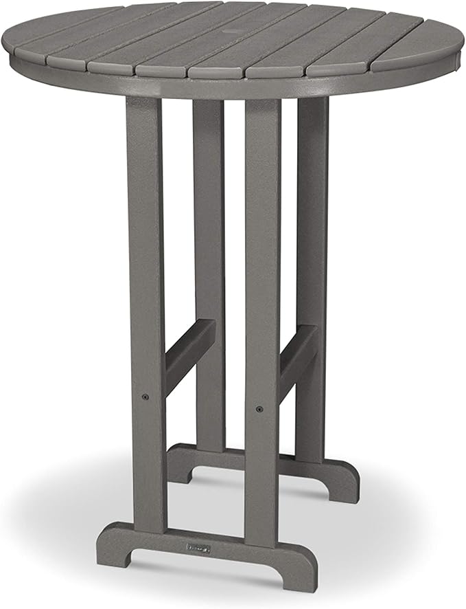 Ivy Terrace™ Classics Round 36" Bar Table in Slate Grey