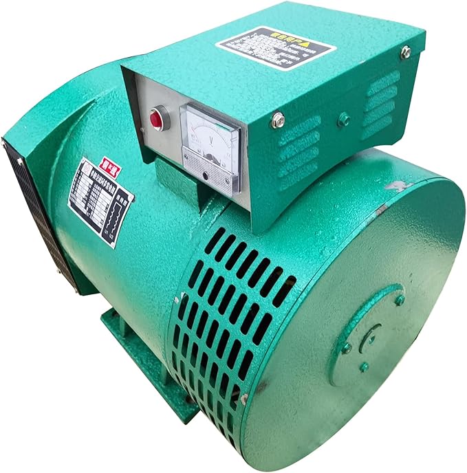 Pure Copper Generator Engine Driven Single Phase Brushed Alternator 15KW Industry Heavy Duty Generator with Cast Iron Shell for Home Farm Workshop 220V