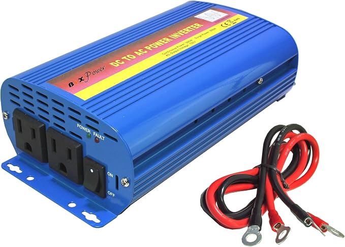 36V DC to 110V AC 300W True Pure Sine Wave Quiet Power Inverter - BiXPower DAS36300