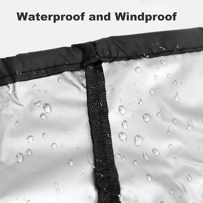 Hoypeyfiy Patio Bench Cover,Furniture Bench Cover,Waterproof Windproof Oxford Fabric Bench Cover for Furniture (Black)