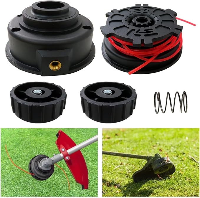 Xspeedonline Weed Trimmer Head with Right Hand Threaded Knob 000998265 for Homelite UT-20595-A HLT28, UT-20594-1 ST275, UT-20594-1A ST275, UT-20581-A ST285 Replace 000998265 AP04101 DA-04591 983797001