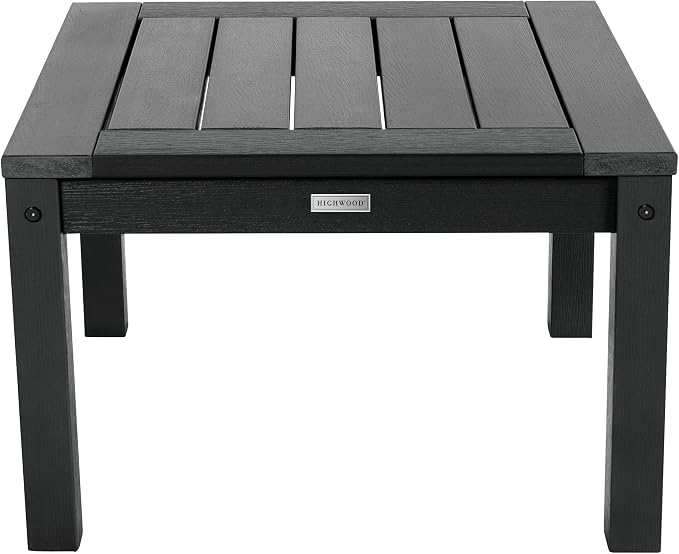 highwood AD-DSST1-BKE Adirondack Side Table, Black