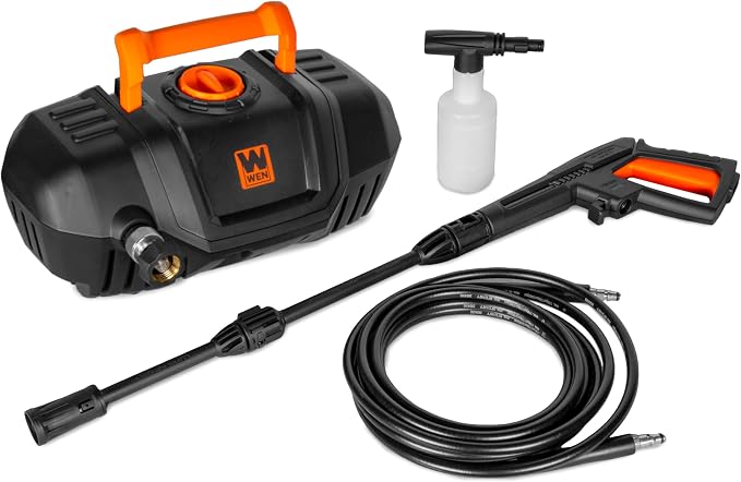 WEN 2000 PSI Electric Pressure Washer, Briefcase Style with 1.4 GPM Adjustable Flow Rate (PW2000)