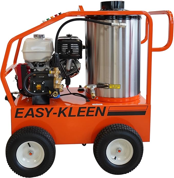 Easy-Kleen Hot Water Pressure Washer Gasoline Powered with a Diesel Burner 3.5GPM 4000PSI 13 HP Engine