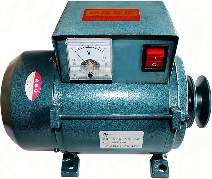 3.5kw/5kw/7kw Permanent-Magnet Generator 220V, Pure Copper Wire With Voltage Regulator Brushless Generator, Belt-Driven 3500W / 5000W / 7000W Low Maintenance For Lighting/Home Use(5000W)
