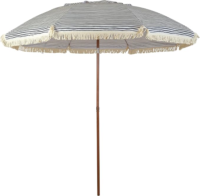 Hula Thatched Tiki Umbrella Tropical Palapa Raffia Tiki Hut Hawaiian Patio Umbrella with Fringe Boho Parasol 6' 8' & 9' Options