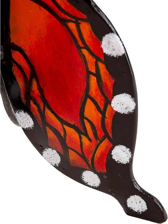 Evergreen Garden Beautiful Indoor Outdoor Metal Side Tables for Your Patio, Lawn, Garden or Home Décor (Butterfly)