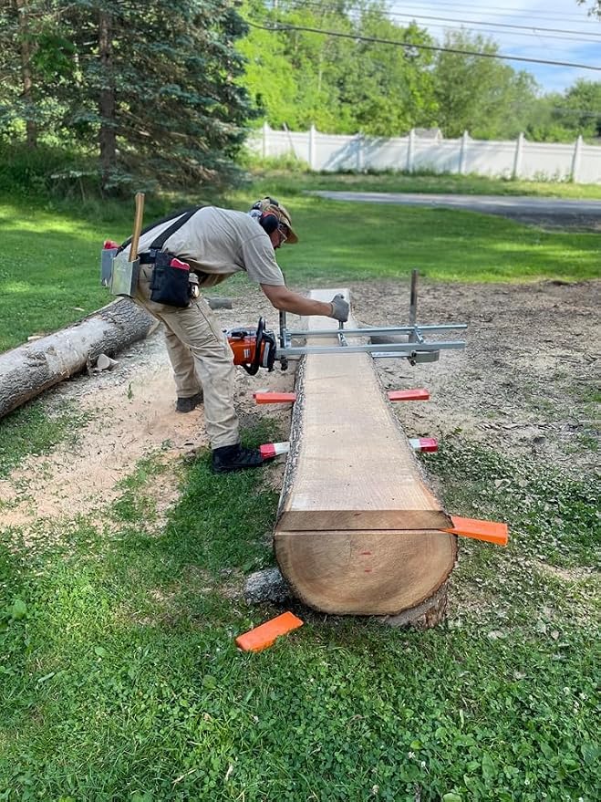Portable Chainsaw Mill 36 Inches 304 stainless steel and Aluminum Planking Milling Bar Size 14 Inches to 36 Inches