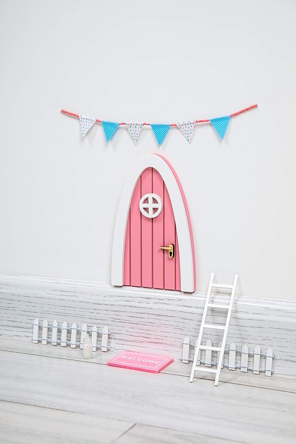 Tooth Fairy Door Kit Great Gift Miniature with Fairy Door Accessories Desk Fairy Door