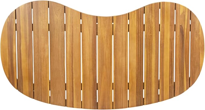 Christopher Knight Home Havets 2 Piece Patio Conversation Sets, Outdoor Acacia Wood Patio Seating Group,Woven Rope Loveseat with Cushions and Coffee Table for Porch Garden Backyard Balcony, Teak+Beige