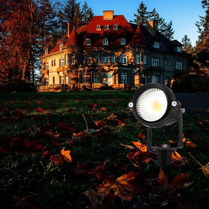 EAGLOD 5W Spot Lights Outdoor 5000K Daylight White Flag Pole Light 12V~24V AC/DC LED Landscape Spotlights, Waterproof Low Voltage Landscape Lighting for Yar (10)