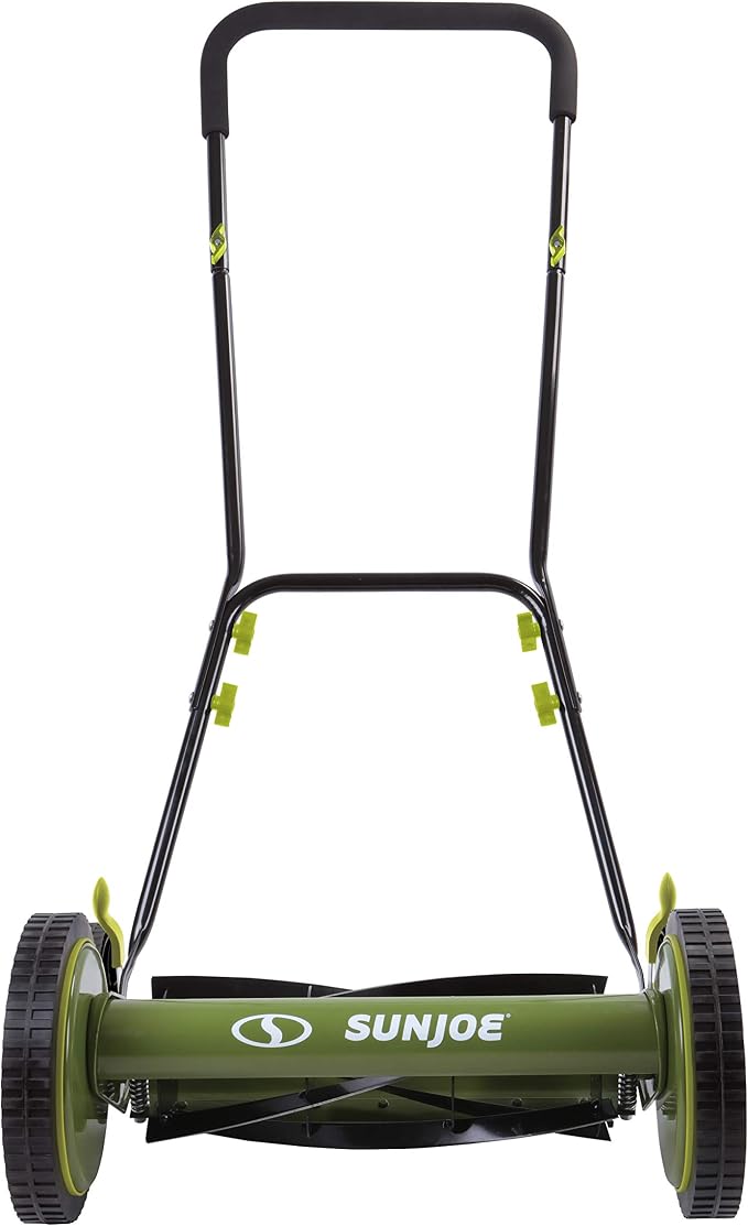Sun Joe MJ504M Manual Reel Mower without Grass Catcher, 16"