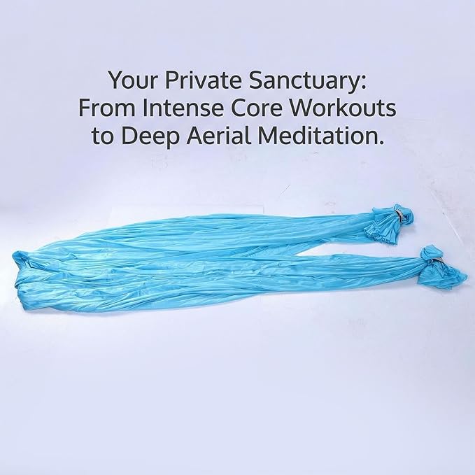 Drfeify Aerial Hammock, Polyester Swing for Fitness and Meditation, Improve Flexibility and Core Strength, 157.5x110.2 in for Home or Studio Use