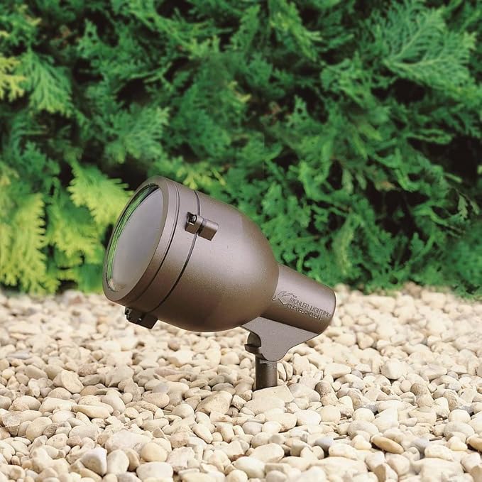 Kichler 15241AZT HID High Intensity Discharge Accent 1-Light 120V, Textured Architectural Bronze