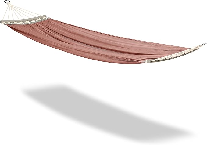 DUCKCOVERS Weekend Mesh One-Person Travel Hammock, 82 x 62 Inch, Cedarwood