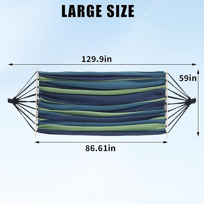 Camping Portable Hanging Hammock Indoor Home Bedroom Hammock Lazy Chair Travel Outdoor Swing Chair Thick Canvas Bed Hammocks,Used for Backpacking, Beach, Courtyard, Hiking.