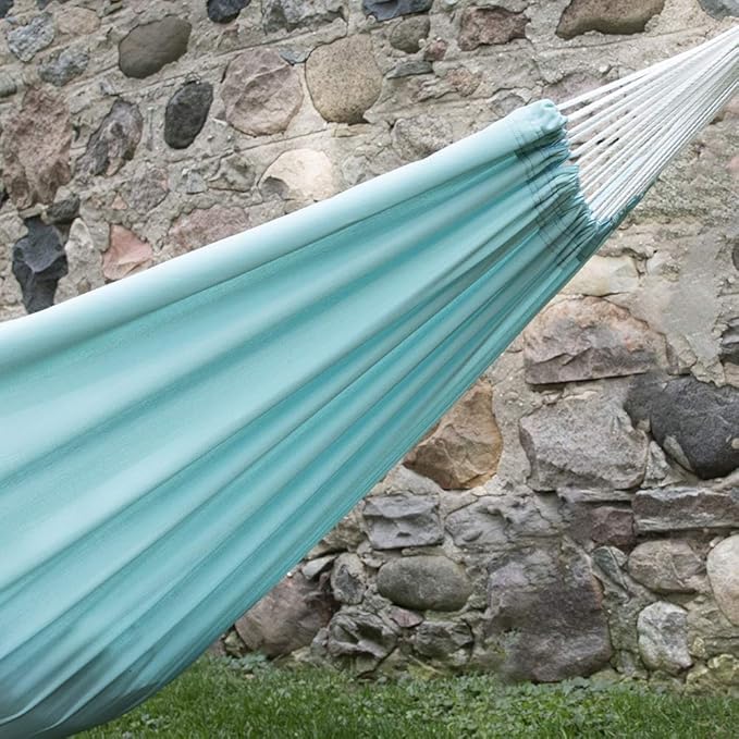 Vivere Double Brazilian Polyester Hammock (Aqua)