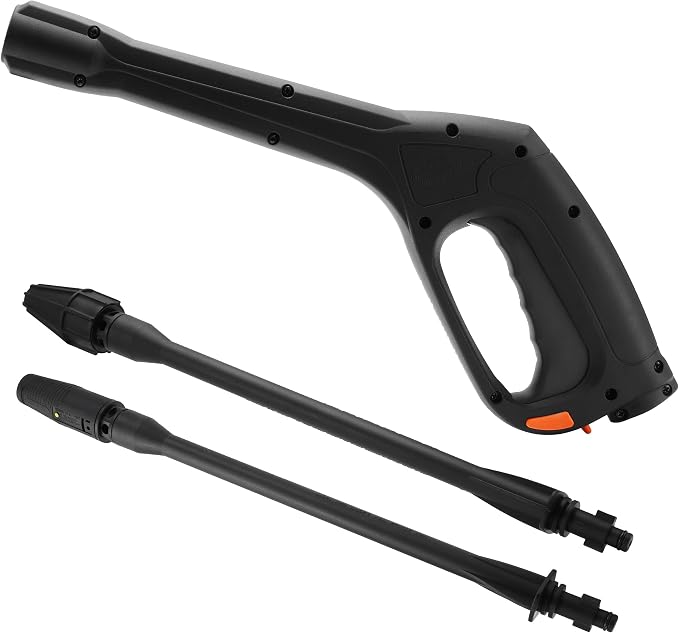 FIXFANS Pressure Washer Gun, Replacement Pressure Washer Wand with Jet and Turbo Nozzle – Compatible with Some of Portland Husky Black Decker Ford Pulsar ShopForce Taskforce Powerwasher Taskmaster
