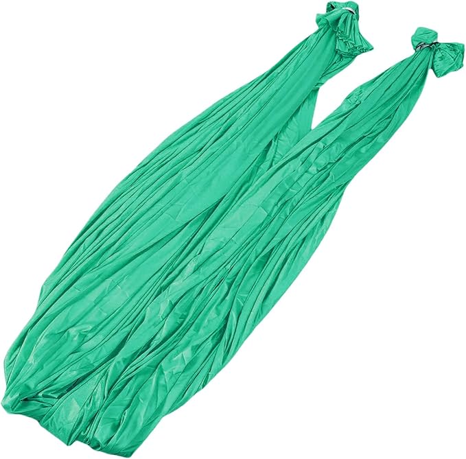 Keenso Aerial Hammock Set, Soft Elastic Polyester Swing for Fitness and Meditation, 400x280cm for Home or Studio Use