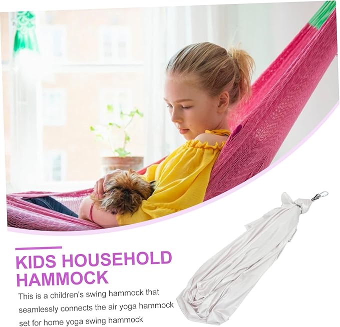 SUPVOX 1set Outdoor Boys and Girls Aerial Hammock Boy Girl Gray Material Cozy Relaxation Fitness Tool for Home Use