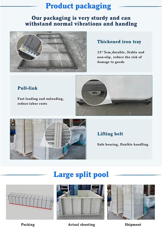 Backyard Large Above Ground Swimming Pool Container Shipping with Ladder for Adults for Water Games, Parties, and Daily Relaxation