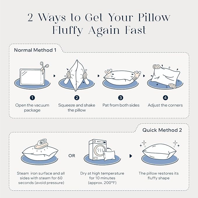 Phantoscope Outdoor Waterproof Pillow Inserts, Premium Water Resistant Patio Cushion, Square Form Throw Pillow for Outdoor, Couch, Chair 12 X 20 Inches(Pack of 4)