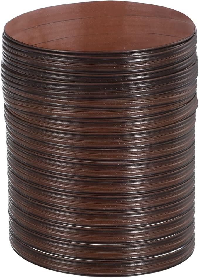 Patikil Wicker Repair Kit, 30m/98ft PE Rattan Replacement Repair DIY Set for Wicker Fixing Furniture Patio Furniture, Embossed Black Brown
