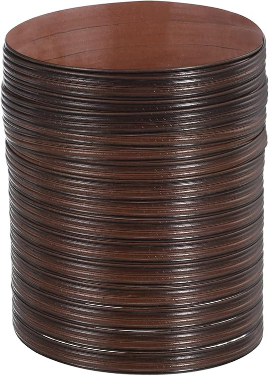 Patikil Wicker Repair Kit, 30m/98ft PE Rattan Replacement Repair DIY Set for Wicker Fixing Furniture Patio Furniture, Embossed Black Brown