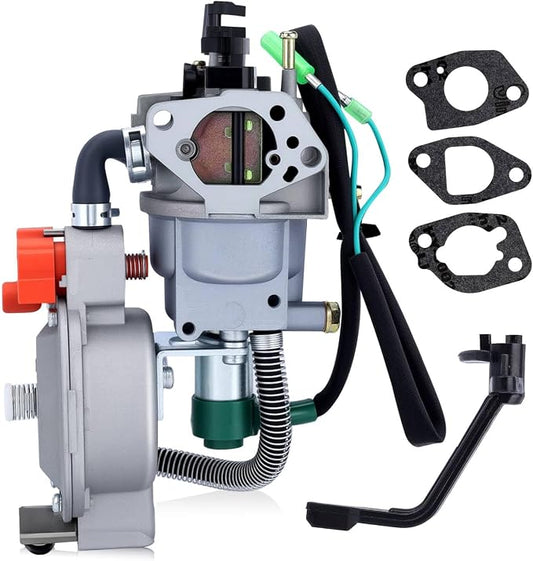 HIPA 389cc 420cc Tri Dual Generator Carburetor Propane Conversion kit for Champion Predator Generac Honda OHV Engine 338cc 389cc 420cc 460cc GX340 GX390 GX420 GX460 Portable Generator