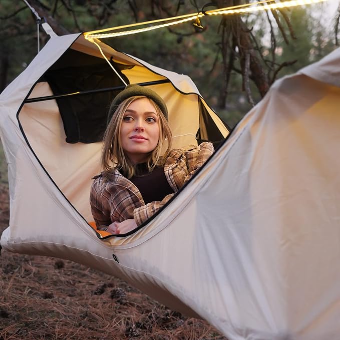 Haven Tents Lay Flat Hammock Tent - Waterproof Camping Hammock with Mosquito Net, Insulated Pad and Rainfly - Haven Tent, Haven XL, Haven Safari