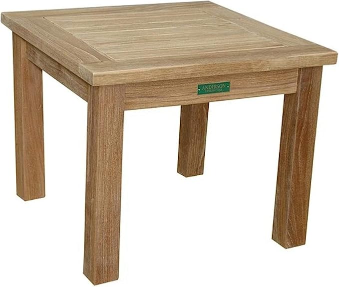 Anderson Teak Bahama 20" Square Table, Mini