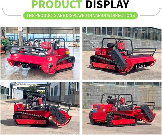 Professional Industrial Grade 196cc Gasoline Self Propelled High Power Remote Control Lawn Mower for Garden Maintenance