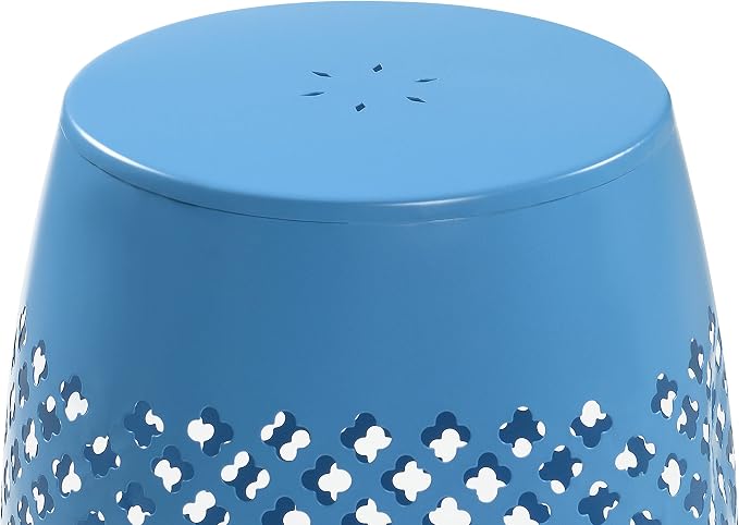 Outdoor 12" Iron Side Table, Outdoor Side Tables, Round Patio Side Table End Table