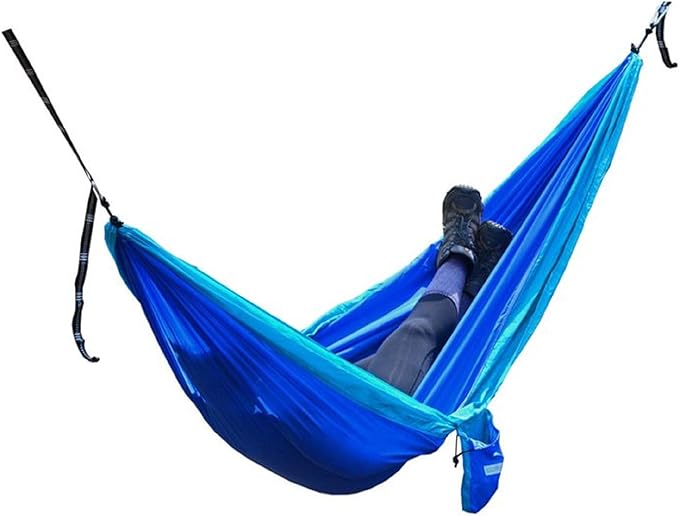 118" Blue Polyester Traveler Camping Hammock