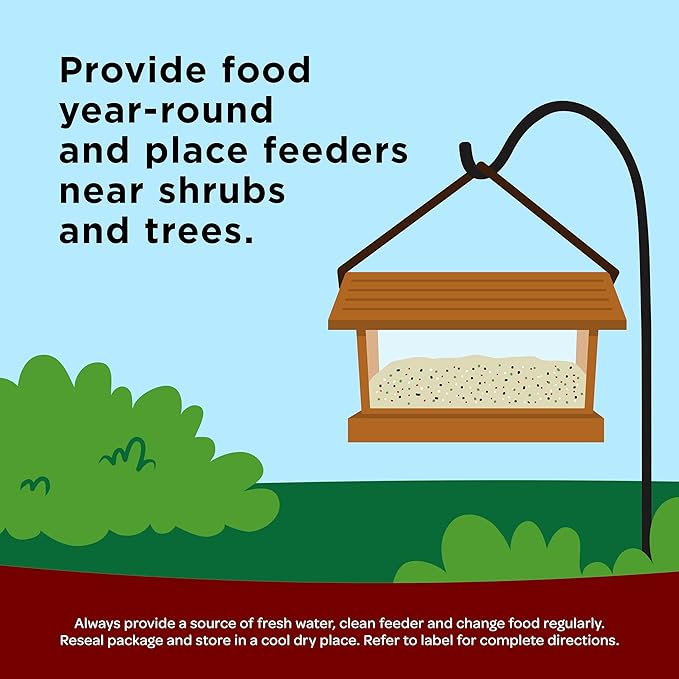 Kaytee Songbird Wild Bird Seed Food, Blended for Grosbeaks, Chickadees, Titmice, Cardinals, Nuthatches & More, 7 Pounds
