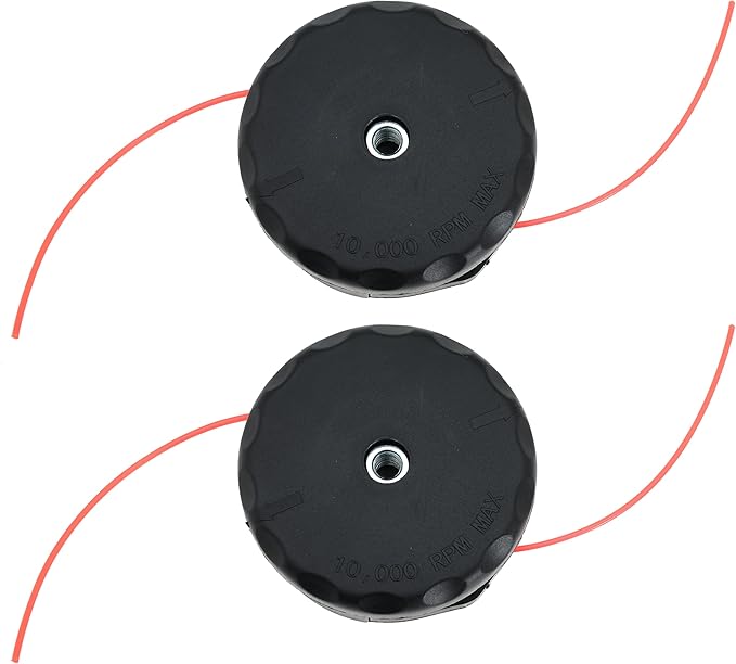 Trimmer Head for Echo Weed Eater PAS210 PAS211 PAS225 PAS230 for Echo Speed Feed 400 SRM210 SRM211 SRM225 SRM230 for SHINDAIWA C230 C242 C2510 2PCS