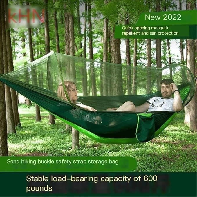 Hammock Multifunctional Outdoor Hammocks, Combining Mosquito Protection and Leisure Hammocks for Outside(Purple)