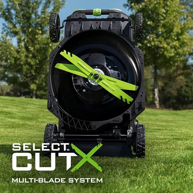 EGO Power+ LM2135SP 21-Inch Select Cut Lawn Mower & LB6504 650 CFM Variable-Speed 56-Volt Lithium-ion Cordless Leaf Blower 5.0Ah Battery and Charger Included