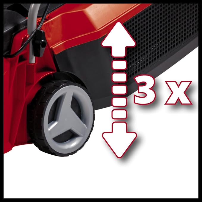 Einhell Cordless lawnmower GE-CM 18/30 Li Kit Power X-Change (18 V, 30 cm cutting width, up to 150 m², brushless, 25L collection bag, 30-70 mm cutting height, incl. 3.0 Ah battery and charger)