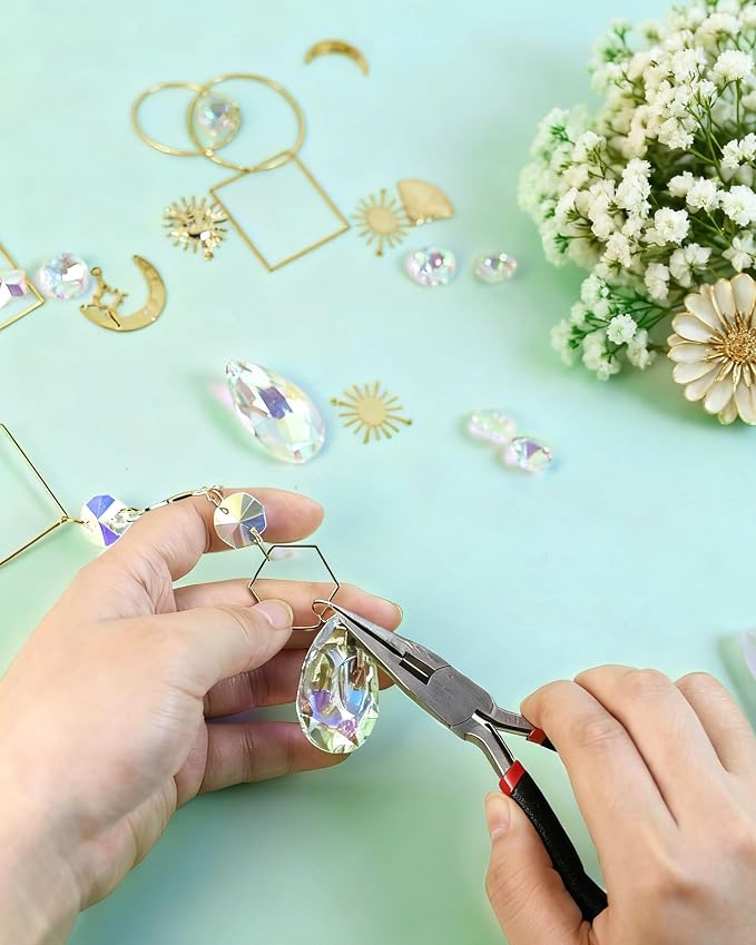 Beanewone DIY Suncatchers, 300pcs Sun Catchers Making Supplies Kit Art and Crafts for Indoor Window Home Wedding Garden Christmas Decor