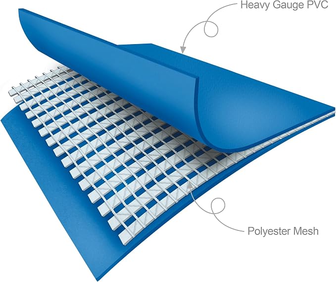 Funsicle Activity 15' x 48" Round Outdoor Above Ground Swimming Pool, Includes Repair Patch