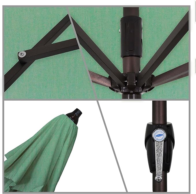 California Umbrella 9' Round Aluminum Patio Umbrella