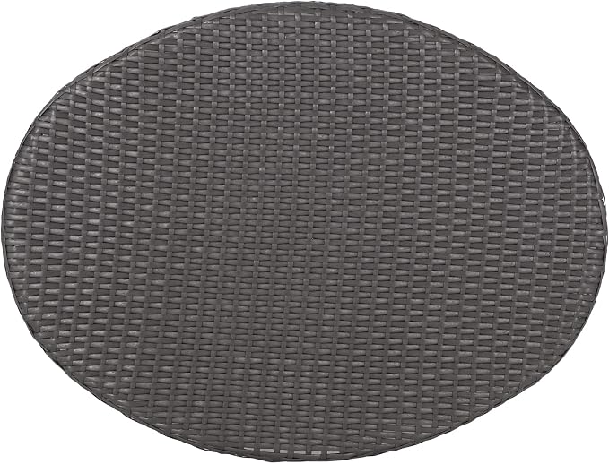 Bruce Outdoor Coffee Table - Wicker - Gray