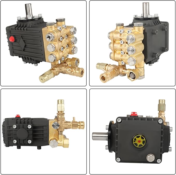 GENRICS Pressure Washer Pump 24MM Shaft Washer Pump 3600 PSI 4.9 GPM