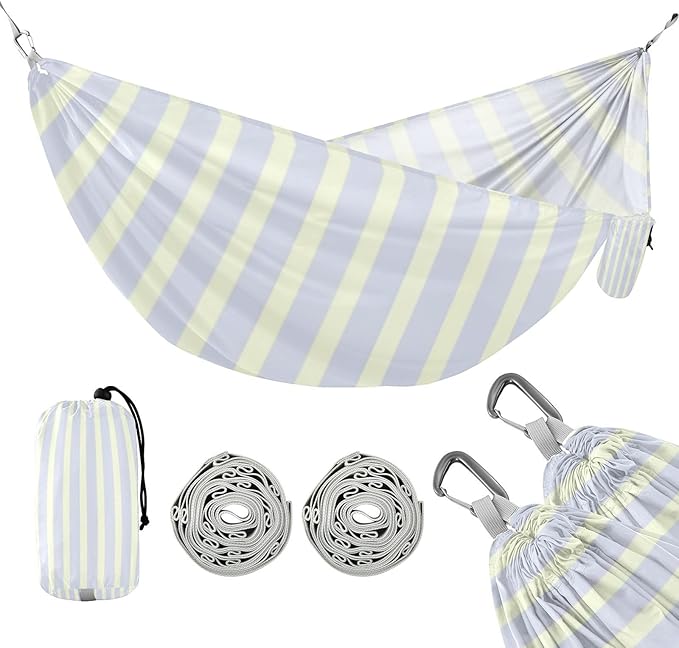 Blue Vertical Stripes 330lb Capacity Hammocks with Hanging Ropree Hammock for Indoor Outdoor Patio hamaca para Camping 0 a 24 Meses
