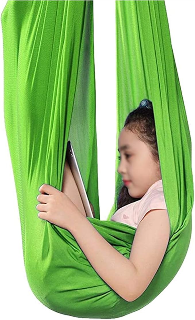 Home Cuddle Hammock Snuggle Indoor Swing with Special Needs for Autism ADHD Aspergers Nylon Easy Install Kids Children Teens (Color : Purple, Size : 150 x 280 cm (L x W).)