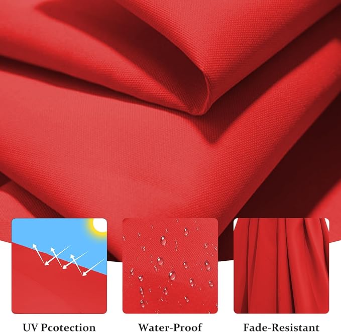 10FT Patio Umbrella, Outdoor Offset Cantilever Umbrella with Sturdy 8 Ribs and Reinforced Base, Easy Tilt Adjustment for Backyard Pool Garden,Orange