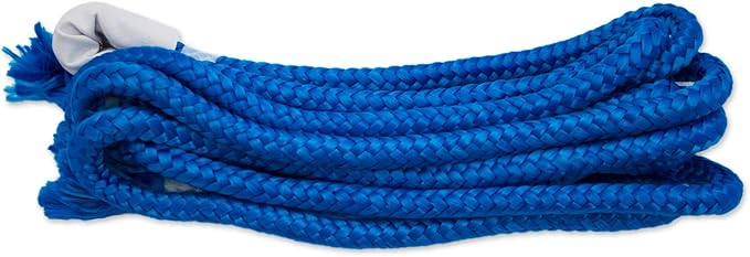 NOVICA Blue Fuchsia Pink Hand Woven Nylon Mayan 1 Person Rope Hammock With Hanging Accessories, 'Iridescent Tropics' (Single)