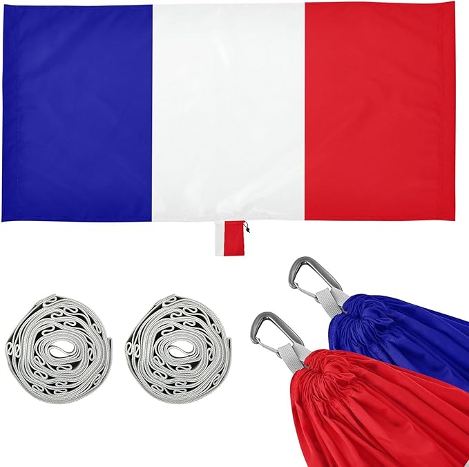 Flag of The French Southern and Antarctic Lands Hammocks with Portabl Carry Bag Backyard Hammock for Indoor Outdoor Patio